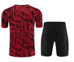 Mens Manchester United 2023/24 Training Jersey+Short 418 - Image 2