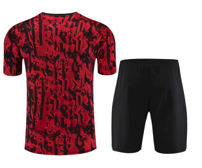 Mens Manchester United 2023/24 Training Jersey+Short 418 - Image 2