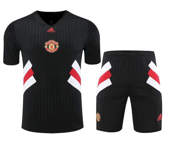 Mens Manchester United 2023/24 Training Jersey+Short 418 - Image 5