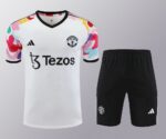 Mens Manchester United 2023/24 Training Jersey+Short 418 - Image 3