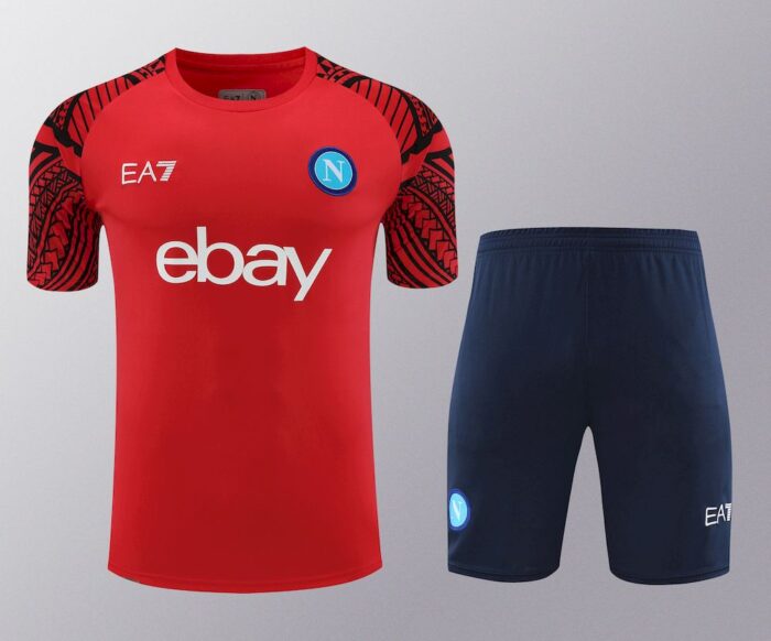 Mens Napoli 2024/25 Training Jersey+Short 418 - Image 3