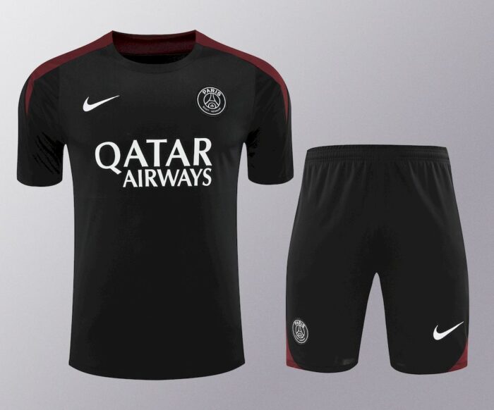 Mens Paris Saint-Germain 2023/24 Training Jersey+Short 418 - Image 3