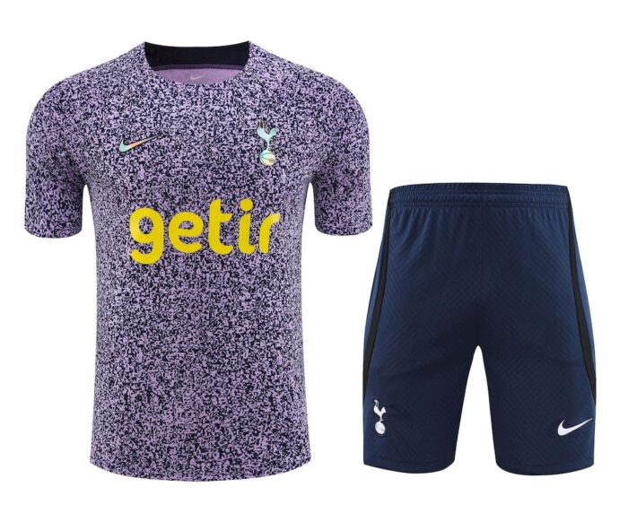 Mens Tottenham Hotspur 2023/24 Training Jersey+Short 418 - Image 3