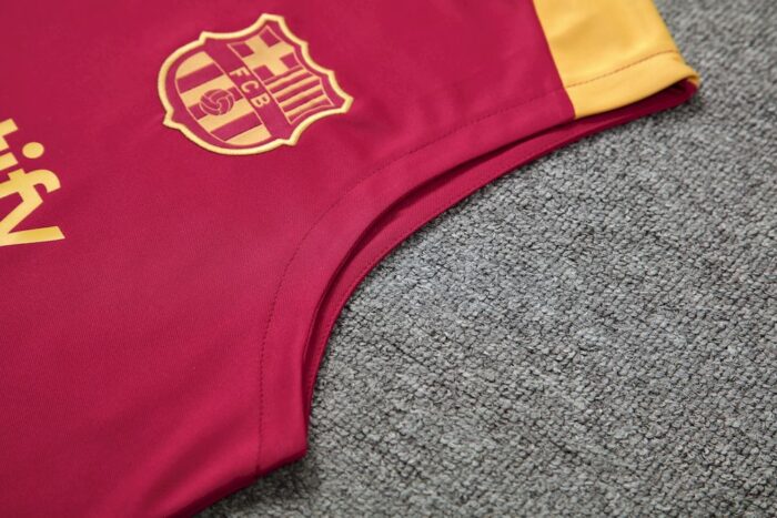 Mens Barcelona 2023/24 Tank Top+Short 418 - Image 5