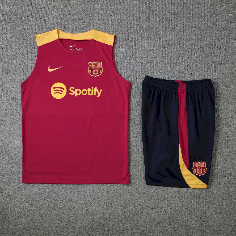 Mens Barcelona 2023/24 Tank Top+Short 418 - Image 1