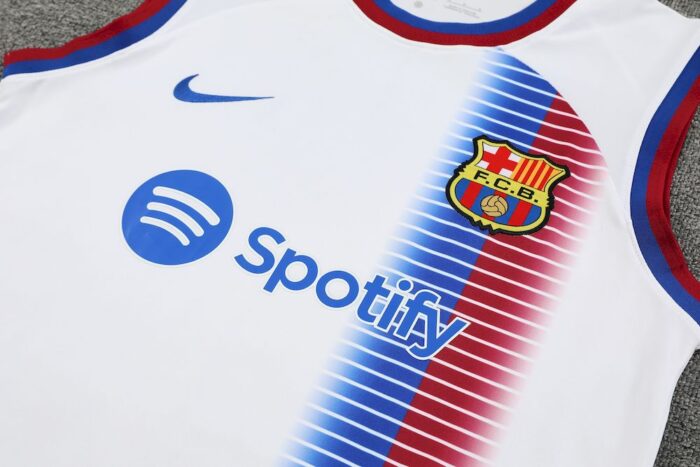 Mens Barcelona 2023/24 Tank Top+Short 418 - Image 3