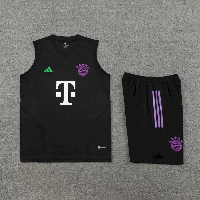Mens Bayern Munich 2023/24 Tank Top+Short 418 - Image 2