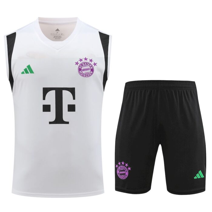 Mens Bayern Munich 2023/24 Tank Top+Short 418 - Image 2
