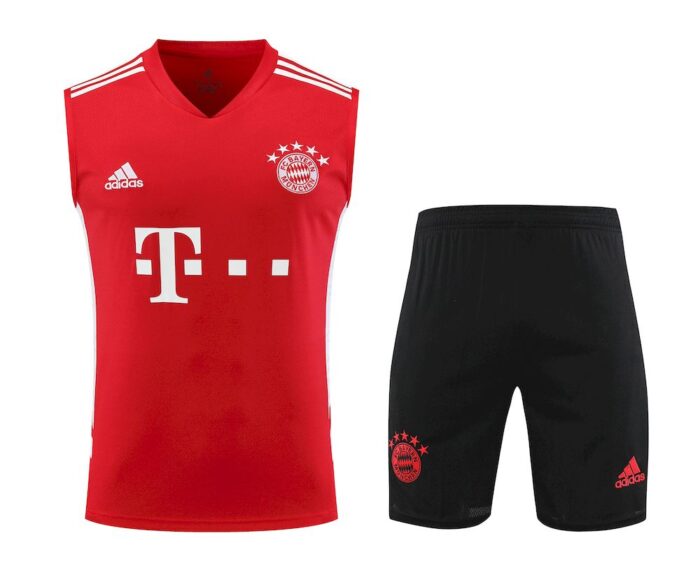 Mens Bayern Munich 2023/24 Tank Top+Short 418 - Image 5