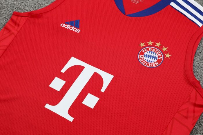 Mens Bayern Munich 2023/24 Tank Top+Short 418 - Image 4