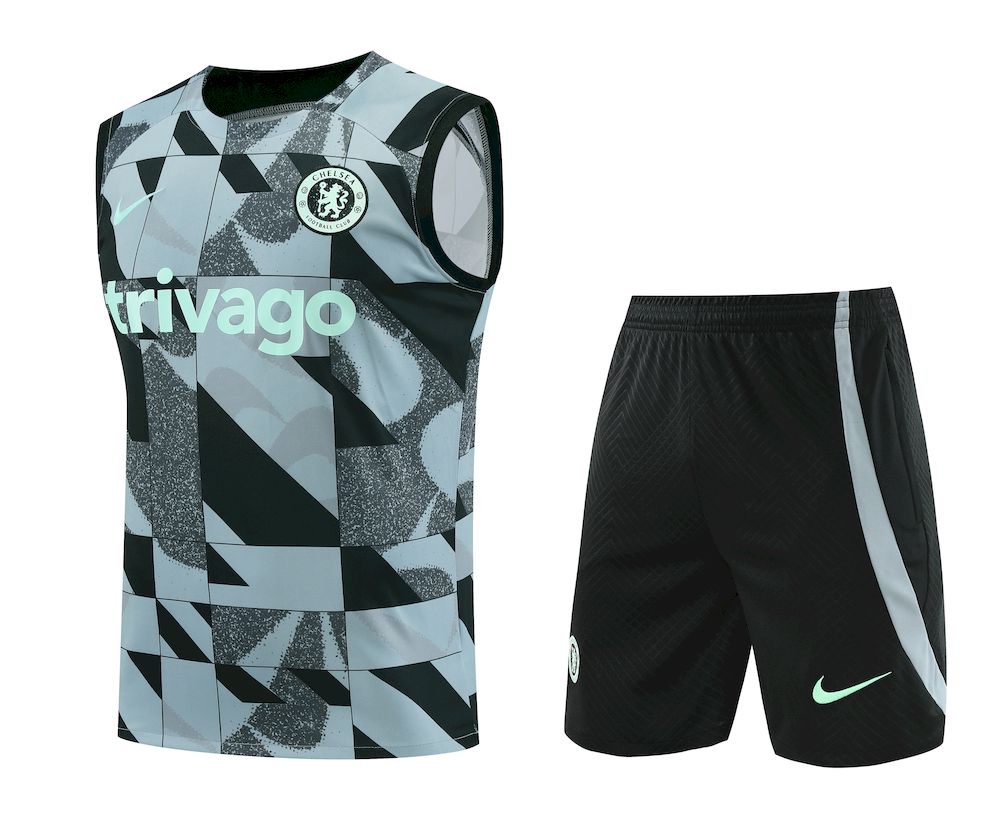 Mens Chelsea 2023/24 Tank Top+Short 418 - Image 1