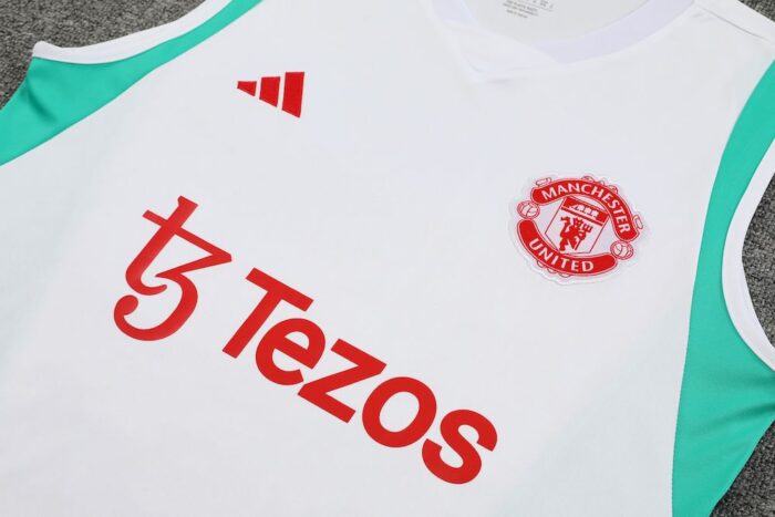 Mens Manchester United 2023/24 Tank Top+Short 418 - Image 4