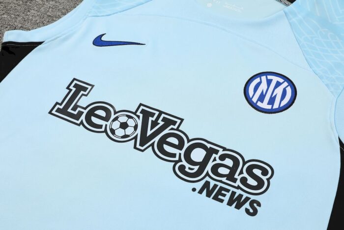 Mens Inter Milan 2023/24 Tank Top+Short 418 - Image 3