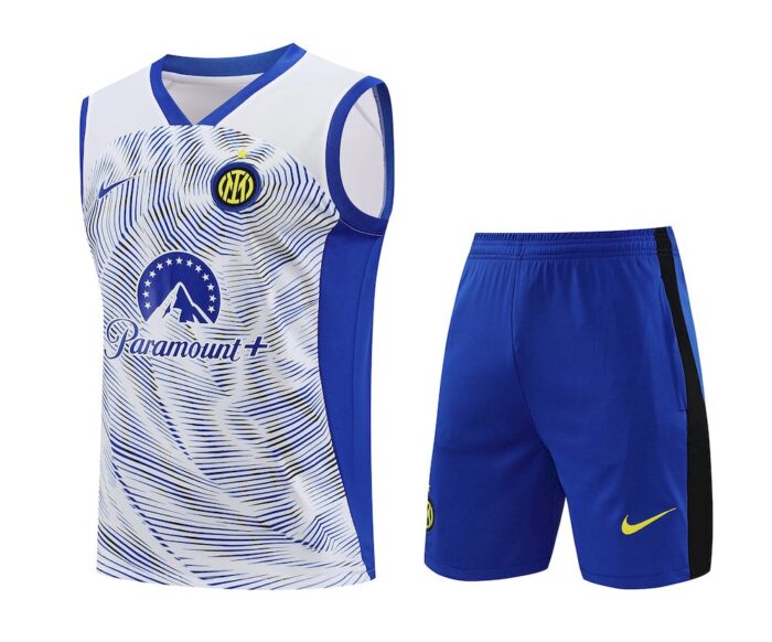 Mens Inter Milan 2023/24 Tank Top+Short 418 - Image 2