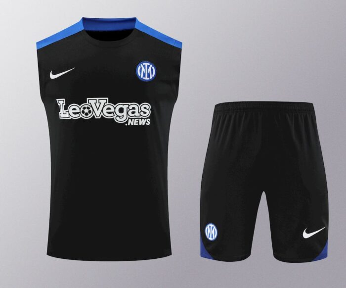 Mens Inter Milan 2023/24 Tank Top+Short 418 - Image 2