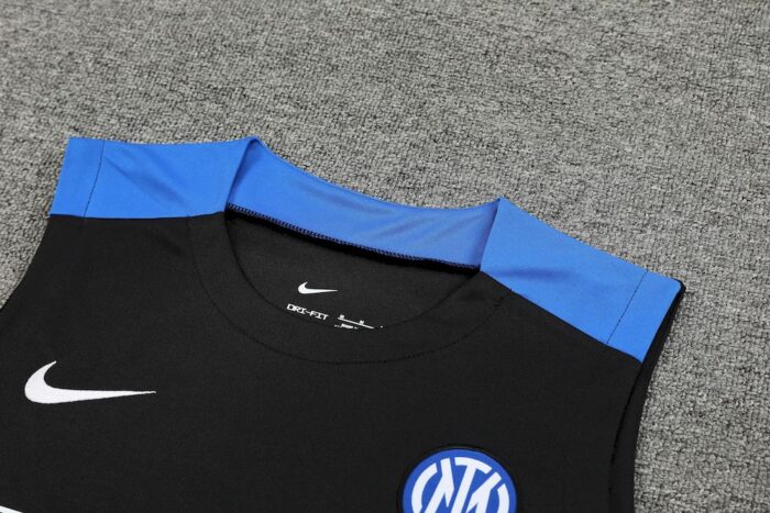 Mens Inter Milan 2023/24 Tank Top+Short 418 - Image 3