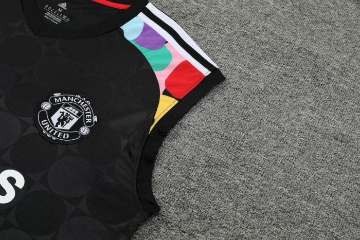 Mens Manchester United 2023/24 Tank Top+Short 418 - Image 5