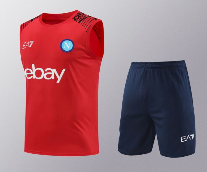 Mens Napoli 2024/25 Tank Top+Short 418 - Image 2