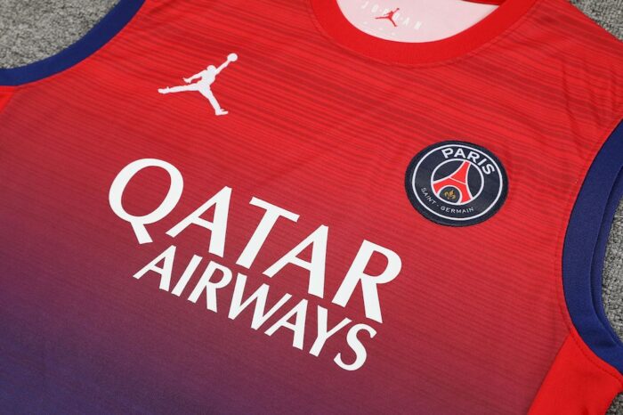 Mens Paris Saint-Germain 2023/24 Tank Top+Short 418 - Image 3