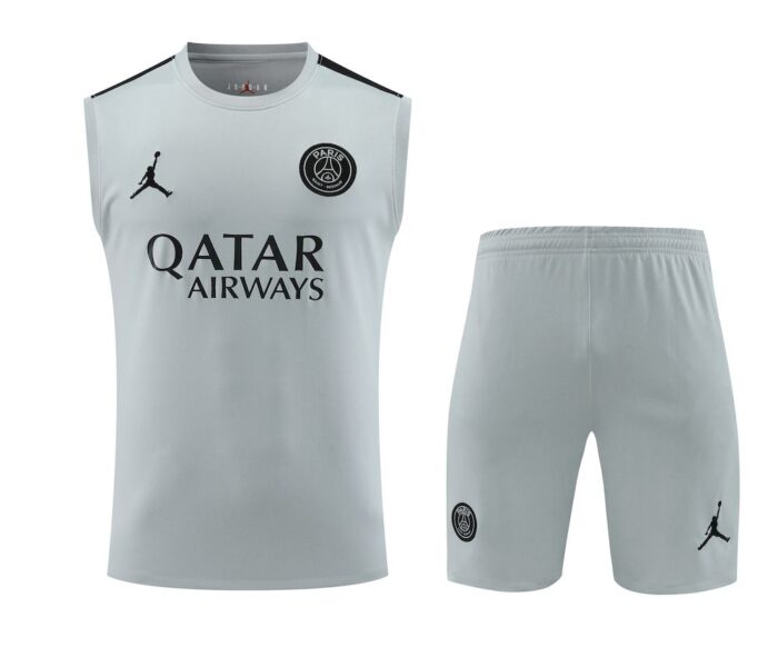 Mens Paris Saint-Germain 2023/24 Tank Top+Short 418 - Image 4