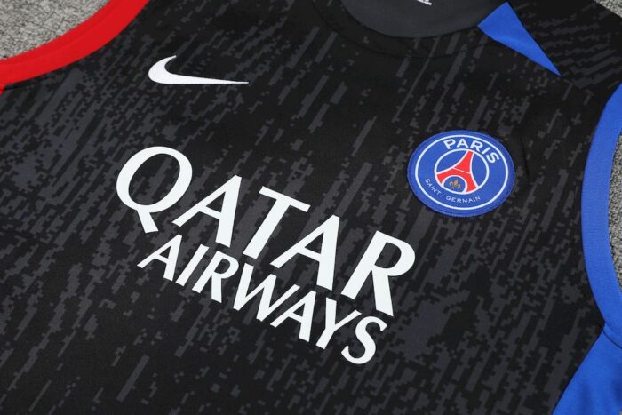 Mens Paris Saint-Germain 2023/24 Tank Top+Short 418 - Image 3