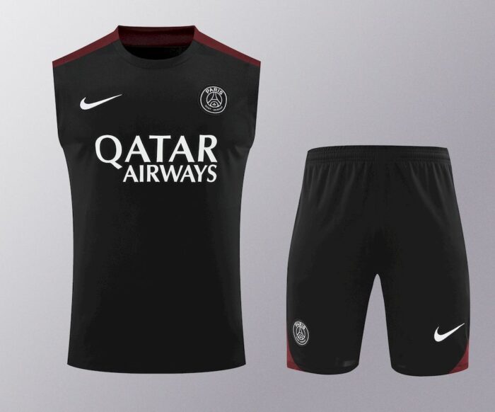 Mens Paris Saint-Germain 2023/24 Tank Top+Short 418 - Image 2