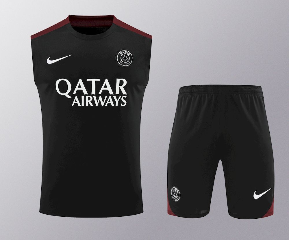 Mens Paris Saint-Germain 2023/24 Tank Top+Short 418 - Image 1