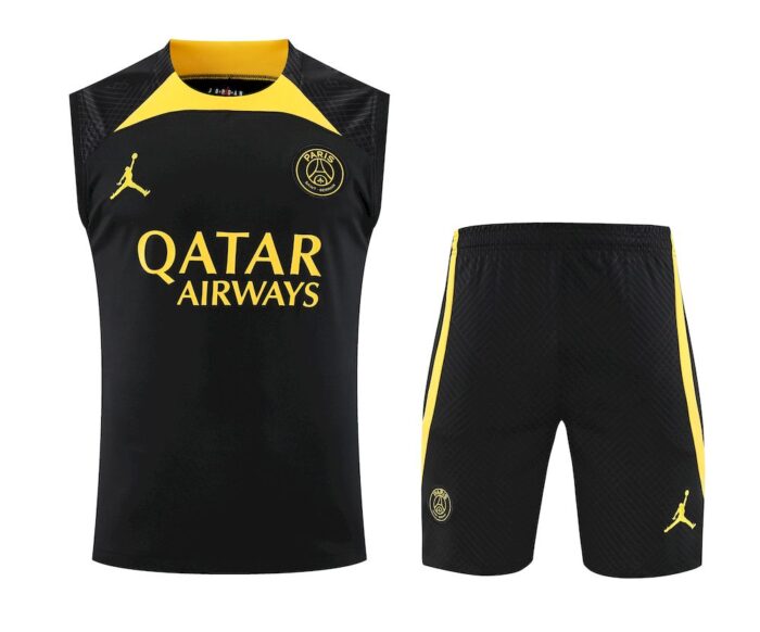 Mens Paris Saint-Germain 2023/24 Tank Top+Short 418 - Image 5