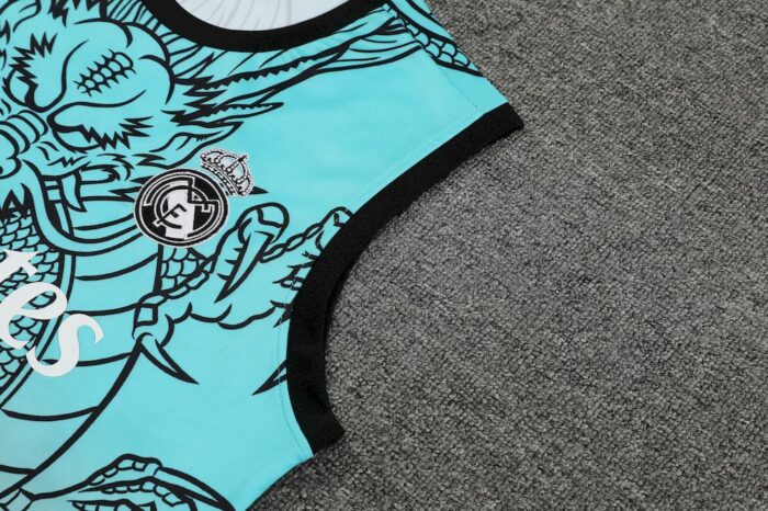 Mens Real Madrid 2023/24 Tank Top+Short 418 - Image 5