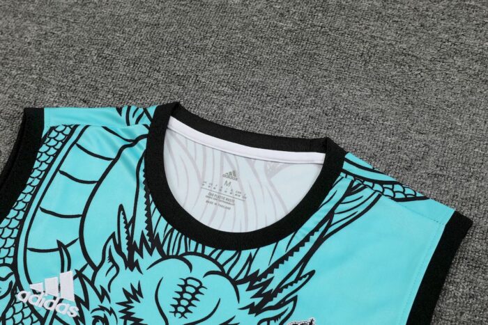 Mens Real Madrid 2023/24 Tank Top+Short 418 - Image 3