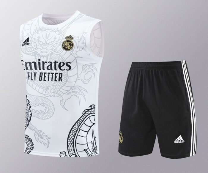 Mens Real Madrid 2023/24 Tank Top+Short 418 - Image 2