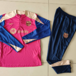 Mens Barcelona 2024/25 Half-Zip Sweater+Pant 902