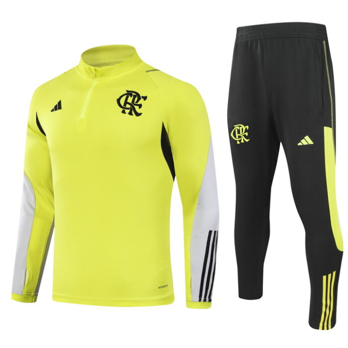 Mens Flamengo 2024/25 Half-Zip Sweater+Pant 902 - Image 2