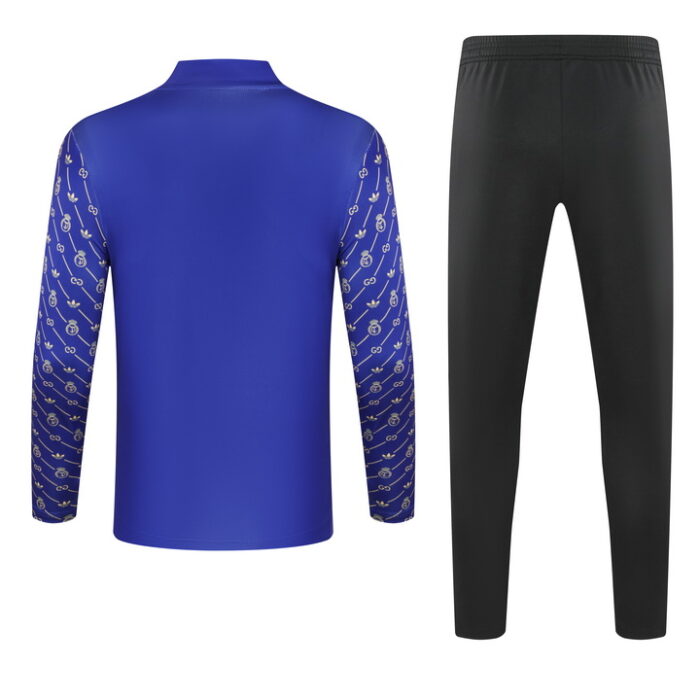 Mens Real Madrid 2024/25 Half-Zip Sweater+Pant 902 - Image 2
