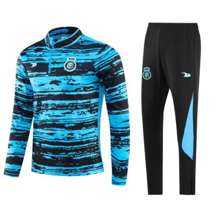 Mens Al Nassr 2023/24 Half-Zip Sweater+Pant 902