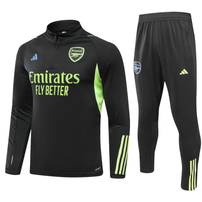 Mens Arsenal 2023/24 Half-Zip Sweater+Pant 902 - Image 4