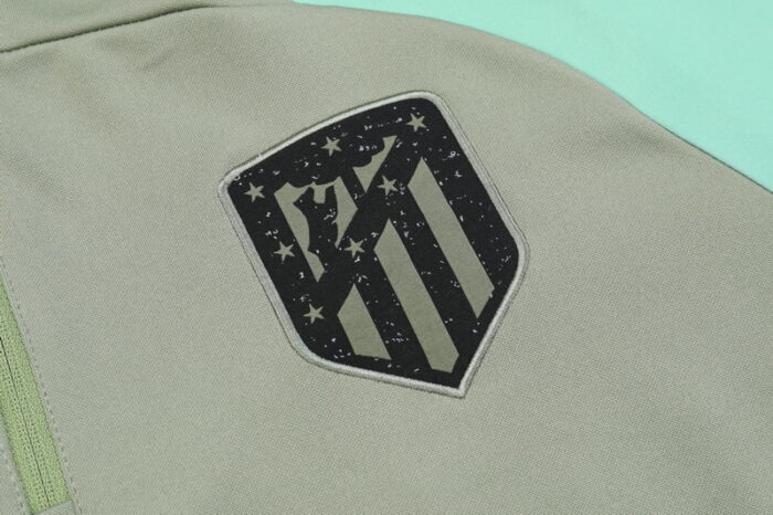 Mens Atletico Madrid 2023/24 Half-Zip Sweater+Pant 902 - Image 4