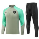 Mens Atletico Madrid 2023/24 Half-Zip Sweater+Pant 902 - Image 3