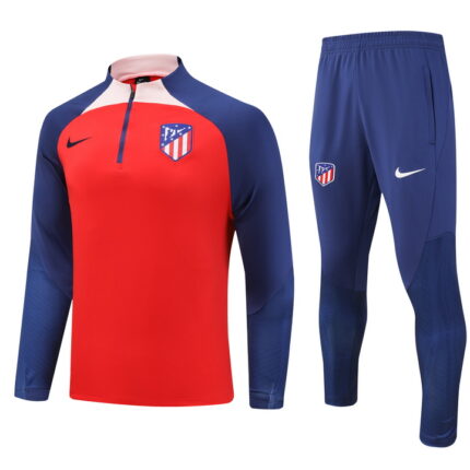 Mens Atletico Madrid 2023/24 Half-Zip Sweater+Pant 902