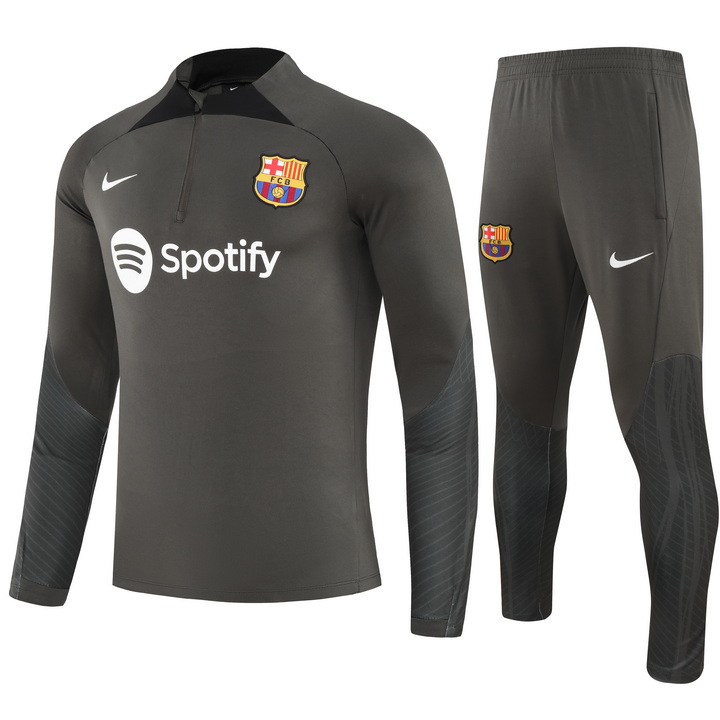 Mens Barcelona 2023/24 Half-Zip Sweater+Pant 902 - Image 1