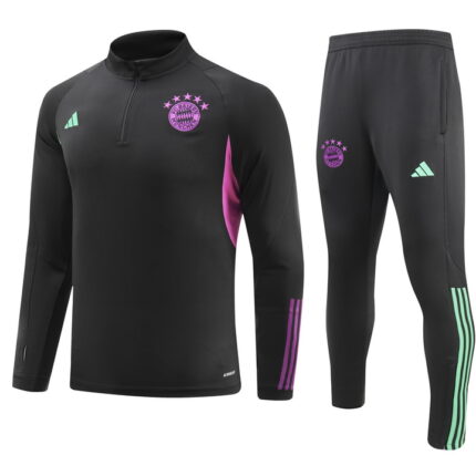 Mens Bayern Munich 2023/24 Half-Zip Sweater+Pant 902
