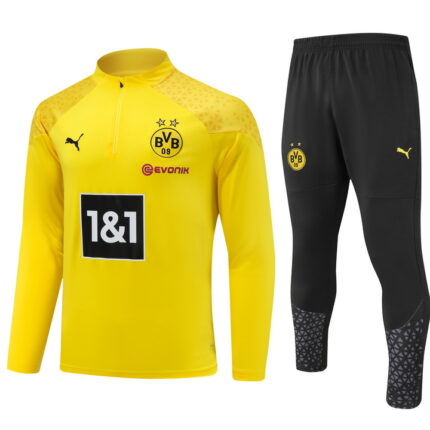 Mens Borussia Dortmund 2023/24 Half-Zip Sweater+Pant 902
