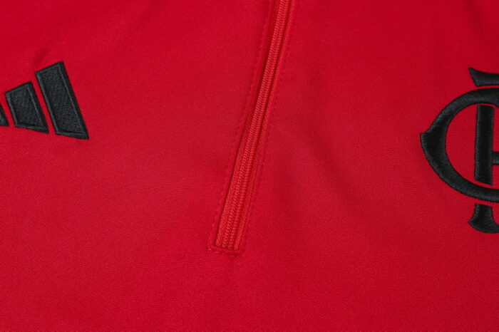 Mens Flamengo 2023/24 Half-Zip Sweater+Pant 902 - Image 5