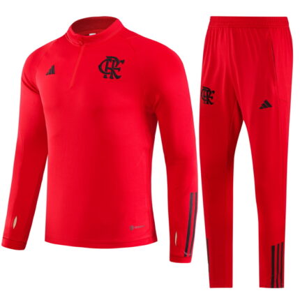 Mens Flamengo 2023/24 Half-Zip Sweater+Pant 902