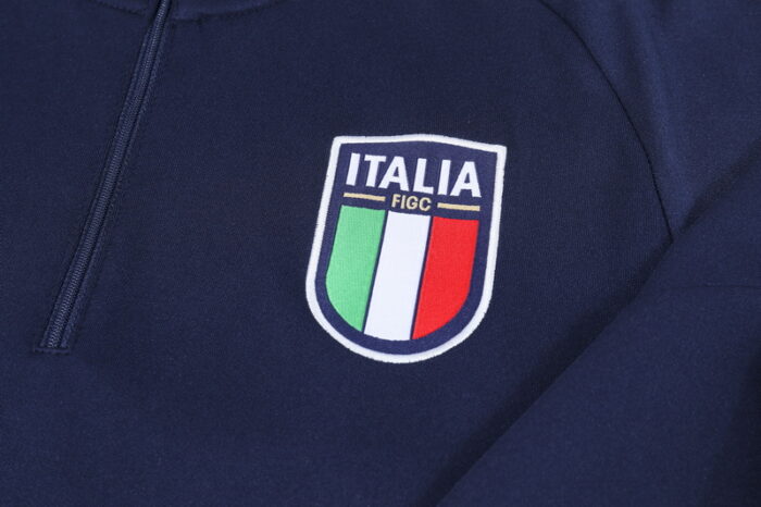 Mens Italy 2023/24 Half-Zip Sweater+Pant 902 - Image 5