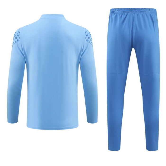 Mens Manchester City 2023/24 Half-Zip Sweater+Pant 902 - Image 2