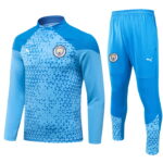 Mens Manchester City 2023/24 Half-Zip Sweater+Pant 902