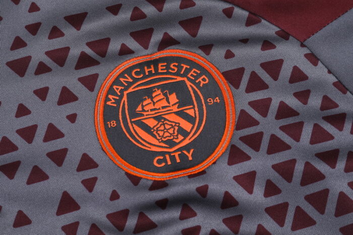 Mens Manchester City 2023/24 Half-Zip Sweater+Pant 902 - Image 5