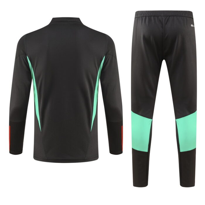 Mens Manchester United 2023/24 Half-Zip Sweater+Pant 902 - Image 2