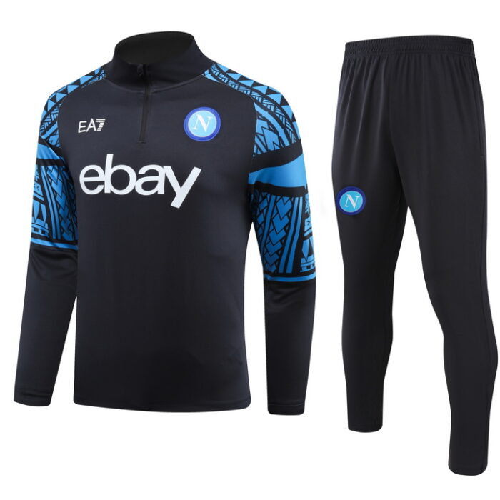 Mens Napoli 2023/24 Half-Zip Sweater+Pant 902 - Image 4